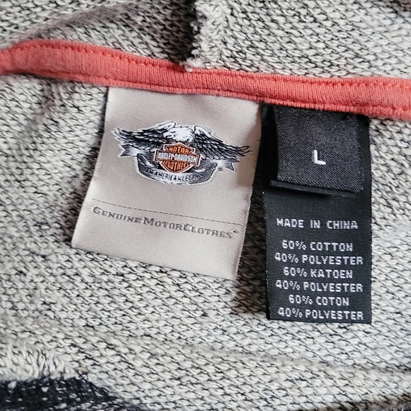 Ladies Harley Davidson light knit hoodie - Picture 6 of 7